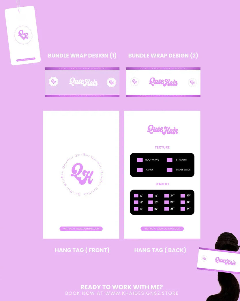Hair Bundle Wrap Design
